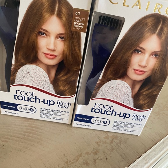 2-for-1! Clairol Root Touch-Up Permanent Hair Color Creme, 6G Light Golden Brown - Picture 6 of 7